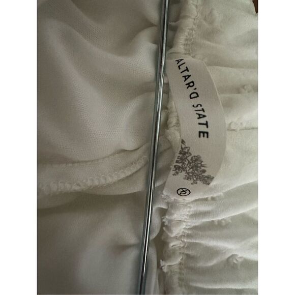 Altrd State White Textured Maxi Skirt Size XL NWOT - Picture 4 of 6